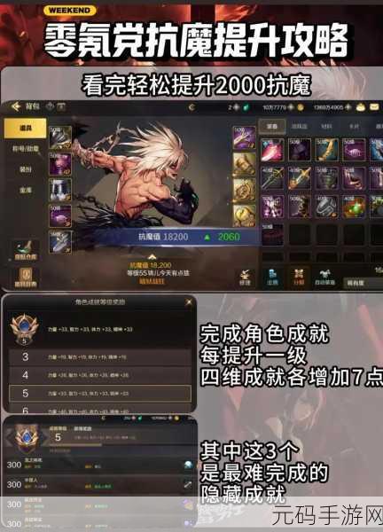 地下城与勇士起源,魔抗值飙升秘籍大公开