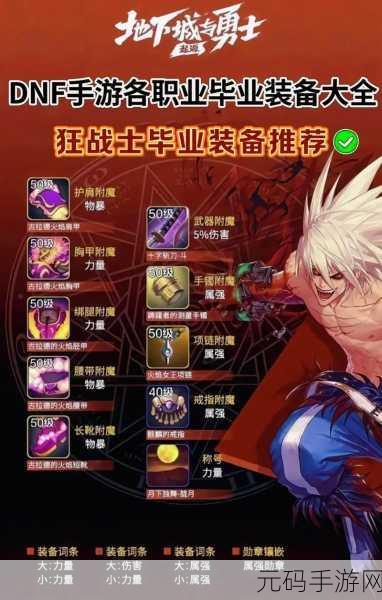 DNF手游忍者毕业装备精选指南，卓越之选引领战斗新风尚