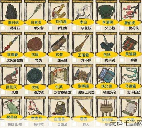 江南百景图仇英珍宝搭配全攻略