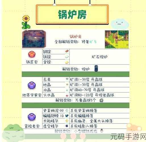 星露谷物语手游巴士修理全攻略