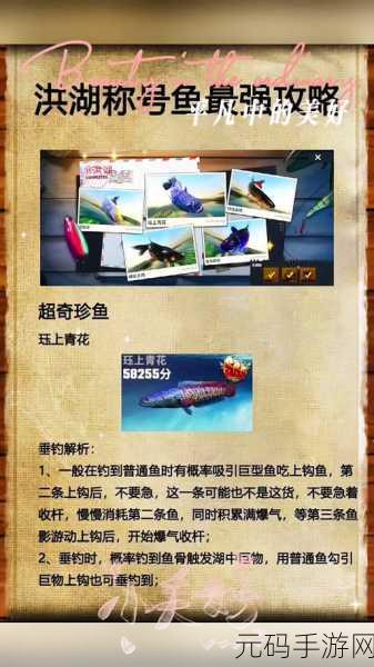 揭秘欢乐钓鱼大师图鉴终极之鱼