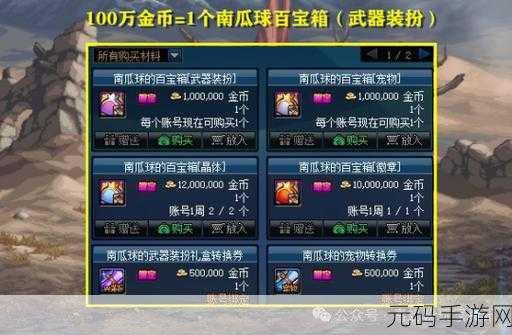 DNF 神器装扮全套获取价格大揭秘