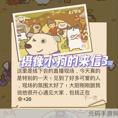 动物餐厅摄像小狗来信解锁秘籍大公开