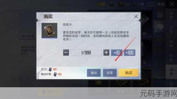 和平精英无改名卡改名方法深度解析