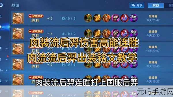 王者荣耀S8赛季后裔出装全攻略