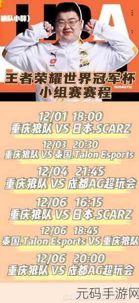 王者荣耀世冠赛参赛队伍揭晓,精彩对决即将上演