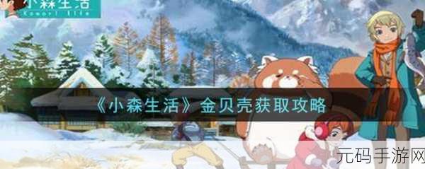 探秘小森生活,金贝壳的神奇用途与手游新资讯