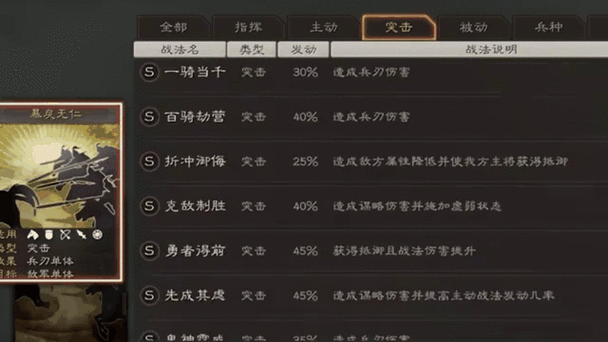 三国志·战略版,深入解析战法发动顺序