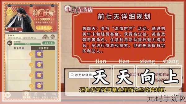 时光杂货店商战,登顶收益巅峰的绝密攻略