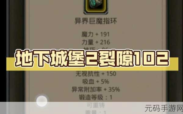 勇闯地下城堡，黑暗觉醒裂隙 08 全攻略