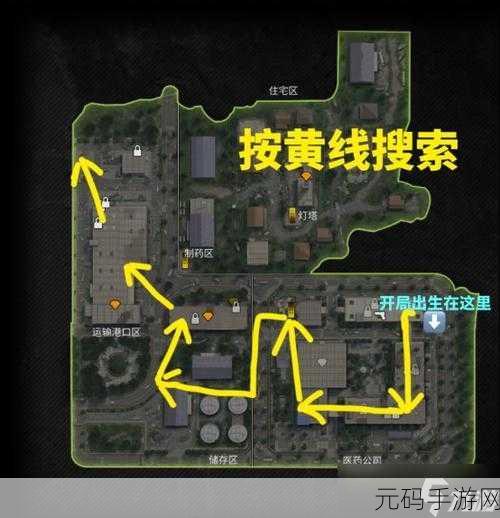 萤火突击,医药公司地图爆金秘籍——点位与路线全解析