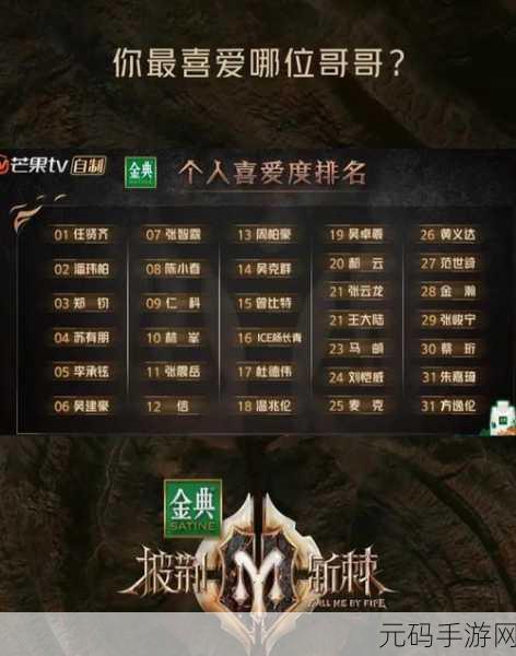 披荆斩棘的哥哥第二季有哪些哥哥:根据《披荆斩棘的哥哥》第二季,可以拓展出以下一些新的
