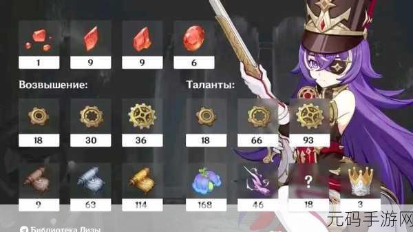 原神夏沃蕾天赋升级必备材料全揭秘