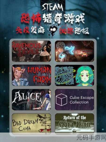 恐怖冒险新纪元,综合征游戏震撼发布