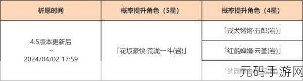 原神鬼门斗宴祈愿活动全攻略,带你玩转精彩