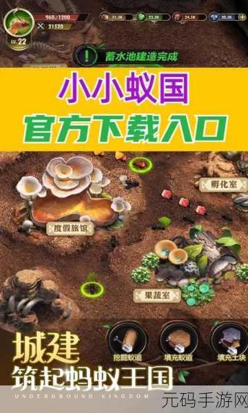 小小蚁国震撼发布,开启建造蚁族冒险新纪元