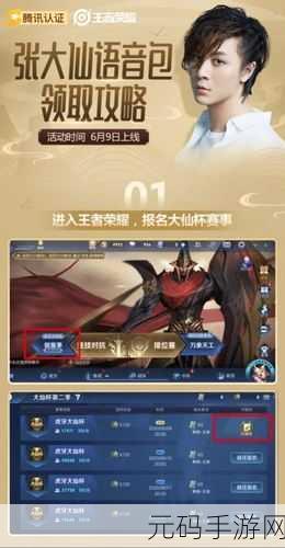 王者荣耀,张大仙露娜语音包获取秘籍大揭秘