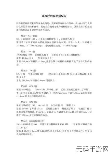 动胶配方大全高清：1. 动胶配方大全：揭开DIY粘合剂的神秘面纱