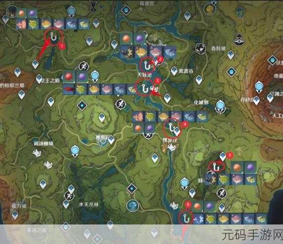 原神5.0钓鱼点：1. 原神5.0钓鱼点全新攻略与技巧分享