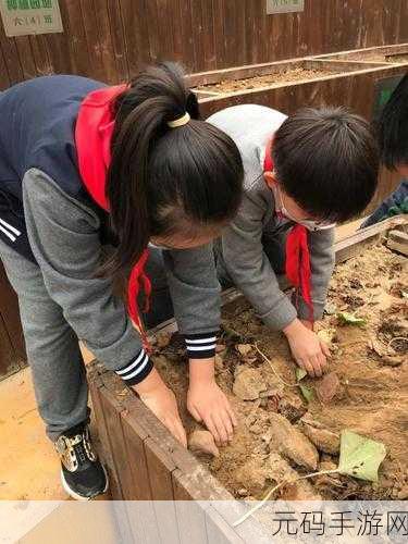 校园学生拔萝卜生猴子：1. 学生拔萝卜，探索校园奇趣之旅