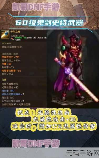 深度剖析,DNF 手游光之颂歌护肩的强大魅力