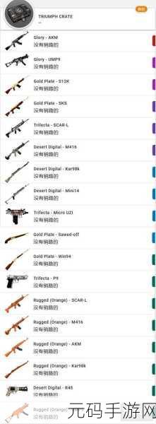 pubg武器伤害表:全面解析PUBG武器伤害表:选择最佳装备攻略