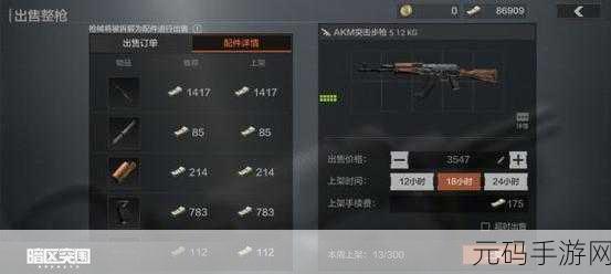暗区突围必备秘籍,武器子弹数量轻松查看指南