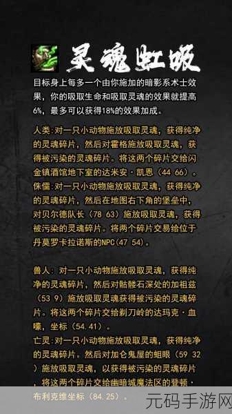 魔兽世界 Plus,探秘破坏能手符文的获取秘籍