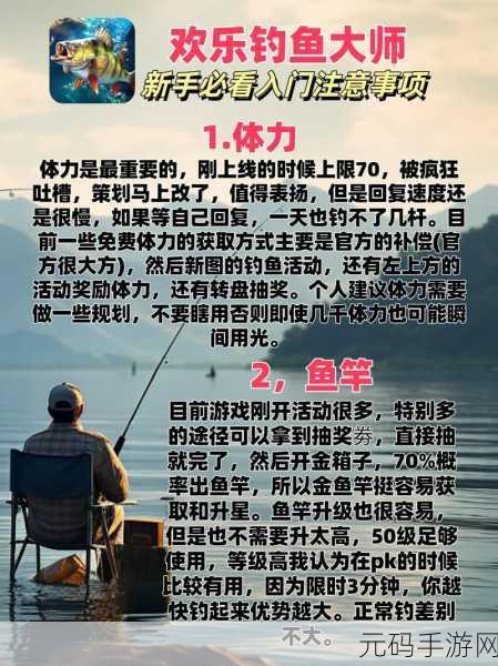 欢乐钓鱼大师,体力获取秘籍大揭秘