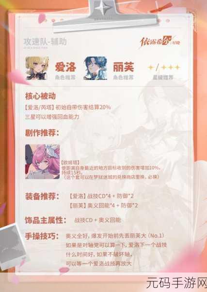 依露希尔星晓,最强阵容全解析,称霸战场秘籍