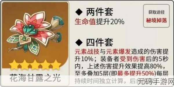 原神妮露毕业面板属性大揭秘!