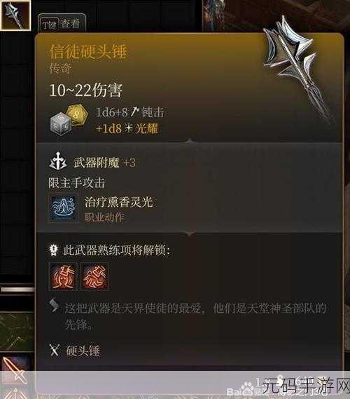 博德之门 3 稀有武器获取秘籍大公开
