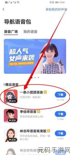 轻松搞定高德地图小团团语音导航设置,详细操作指南来袭