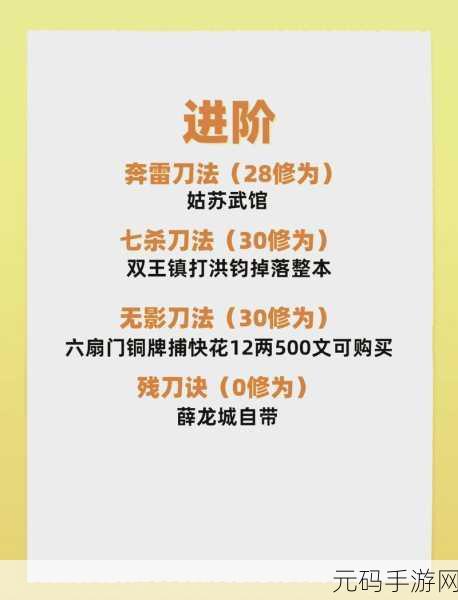 烟雨江湖,绝情剑意获取秘籍大揭秘