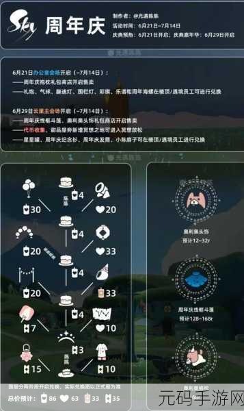 光遇国服周年庆,全方位活动攻略秘籍