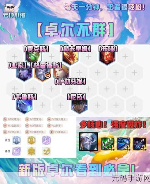 云顶之弈,玩转卓尔不群的独家秘籍