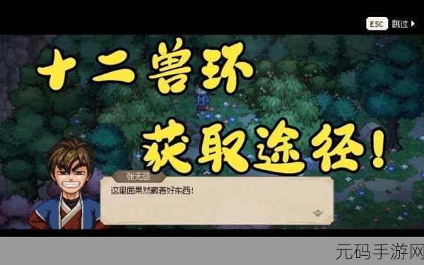 大侠立志传，十二兽环收集全攻略