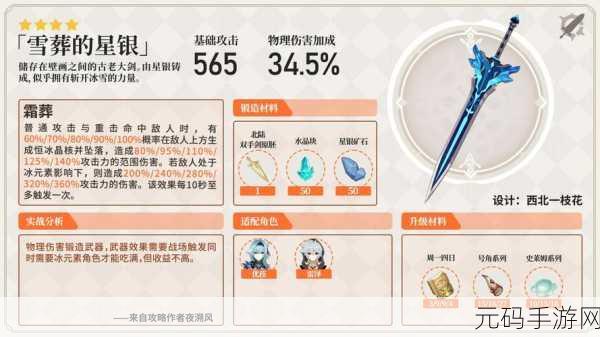 原神双手剑获取秘籍,属性加成与获取途径全解析