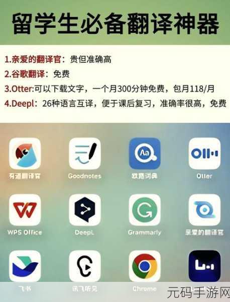 必备神器!外语实时翻译软件大揭秘