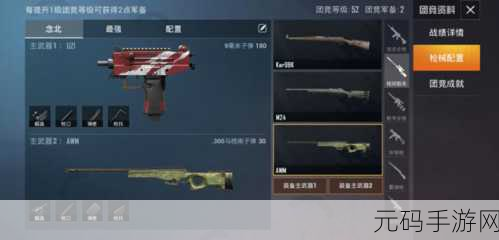 和平精英经典团竞,制霸战场的最强枪械全解析