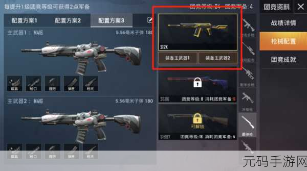 和平精英经典团竞,制霸战场的最强枪械全解析
