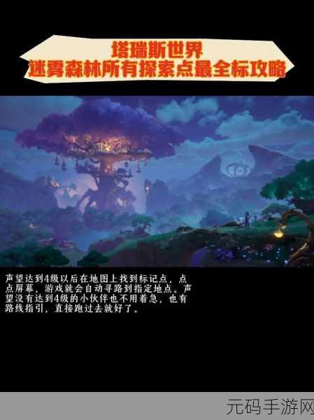 塔瑞斯世界全览图,深入探索神秘之境