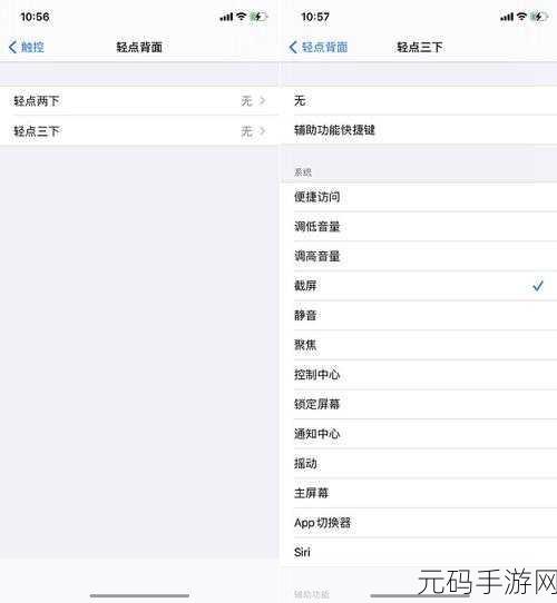轻松掌握!iOS14 双击背面截屏/截图秘籍