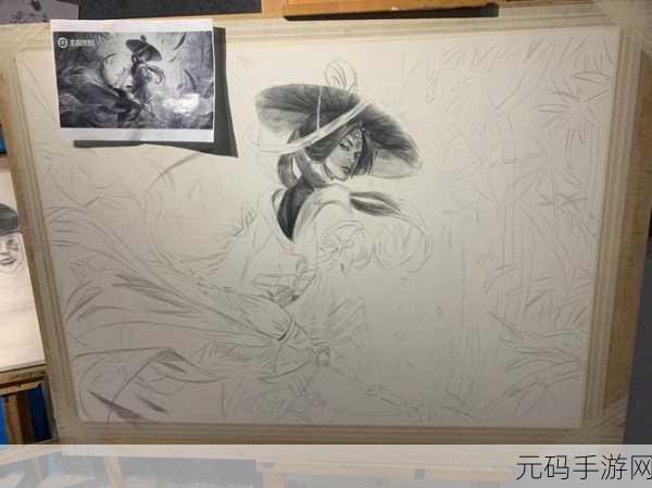 上官婉儿拿笔稿子,王者荣耀|上官婉儿手书