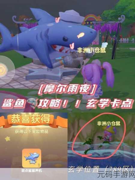 摩尔庄园手游,斑点鲨出没之地大揭秘