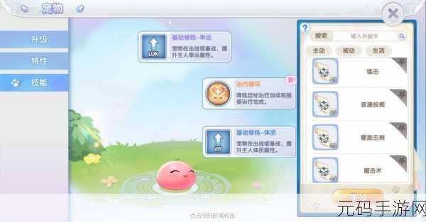 哪些春节宠物加技能,新春限定!宠物技能大升级攻略