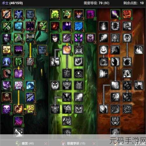 wlk术士练级天赋,魔兽世界术士速刷攻略:最佳天赋搭配