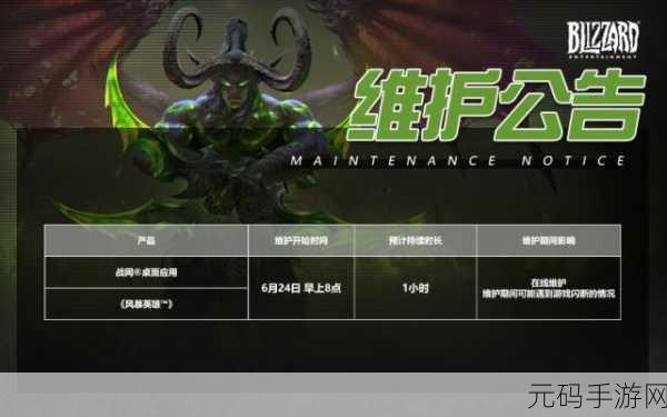 yw.193最新失联,游戏服务器临时维护公告