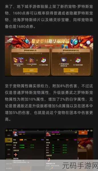 dnf至尊宠物怎么获得,DNF手游:至尊宠物获取攻略大全