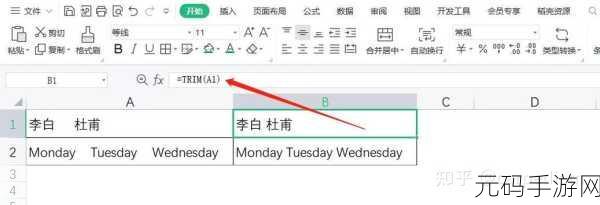 Excel 中清除多余空格的实用秘籍
